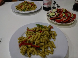 Pesto, peppers n' pasta