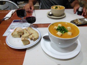 The rest in our hotel had award-winning fish soup on the menu - so good
